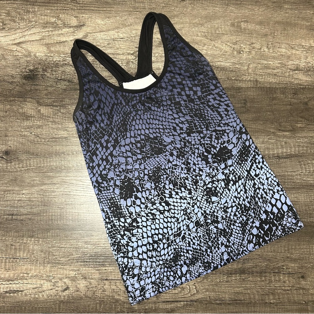 Stylish Black and Blue Women's Tank Top